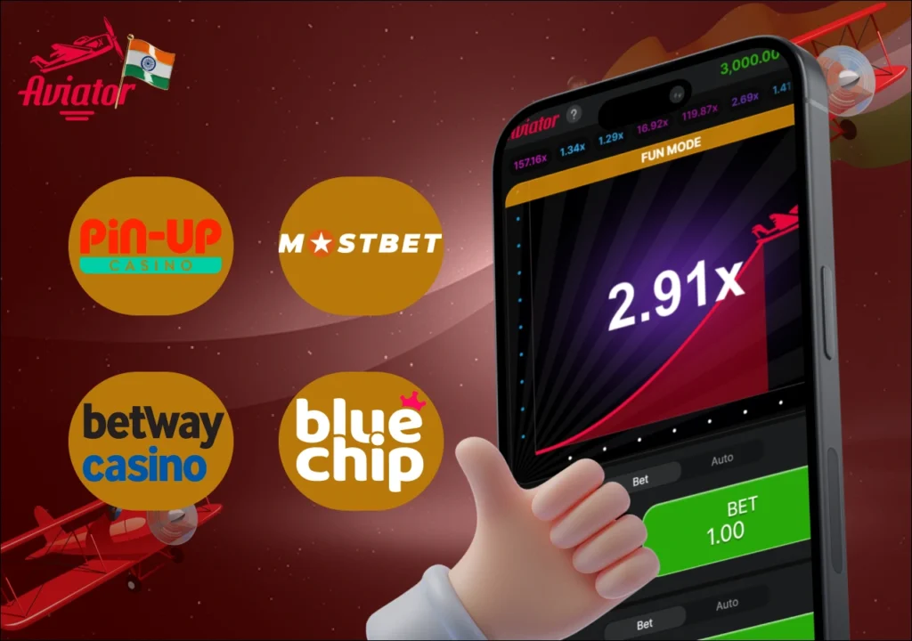 A curated selection of casinos featuring the most attractive bonus deals for Aviator